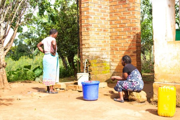 Access to Clean Water – Women from TA Nchiramwela drawing water from a tap installed by CCDO. Access to Clean Water – Women from TA Nchiramwela drawing water from a tap installed by CCDO.