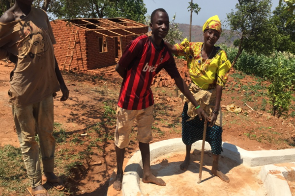 erected water taps